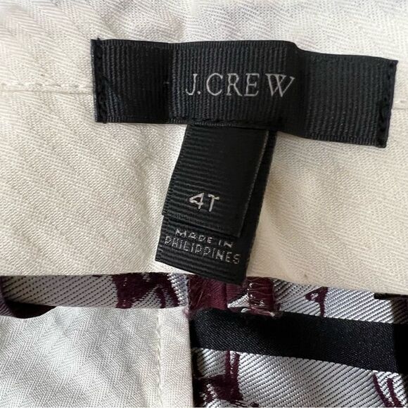 - J Crew terrier dog print jacquard pants. Size 4T - Picture 8 of 8